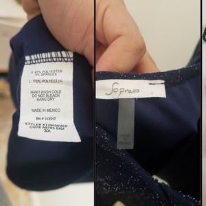 Soprano size 3X tank top